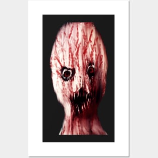 Scary blood face Posters and Art